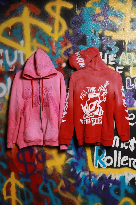 RHINESTONE ZIP-UP JACKET